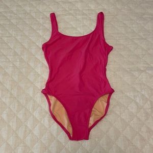 NWT J.Crew 1989 One-Piece Swimsuit in Fuschia, 6